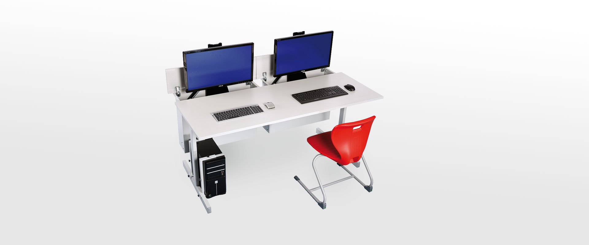 twin-seater edp school desk