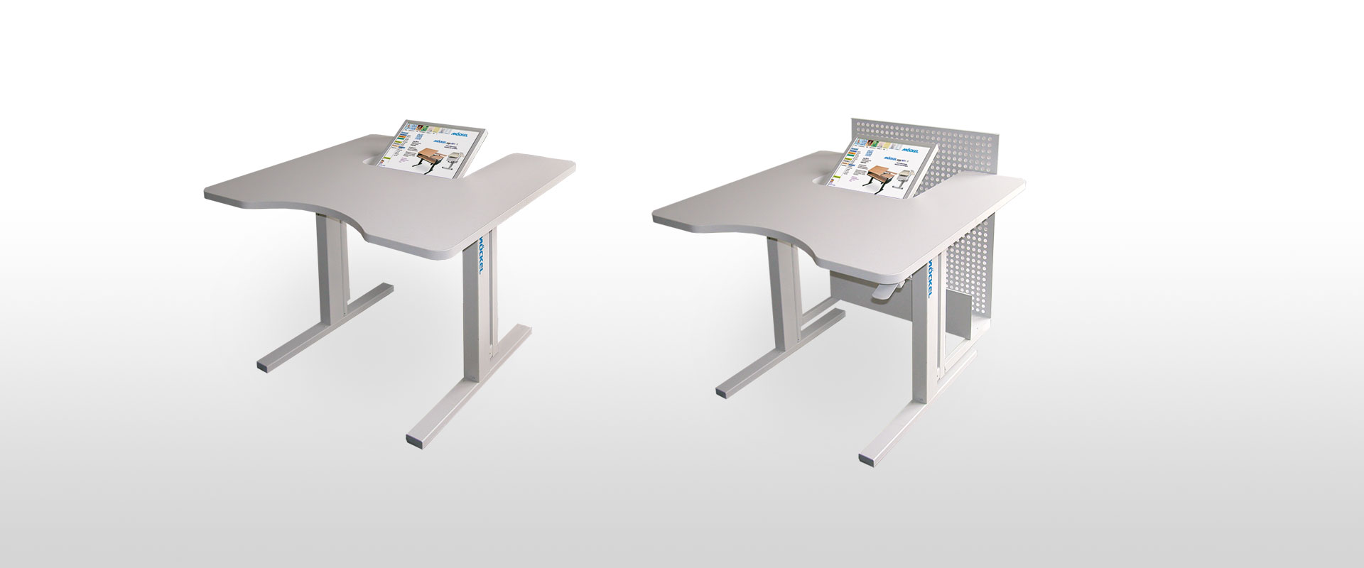 Moeckel Hight And Inclination Adjustable Desks And Tables